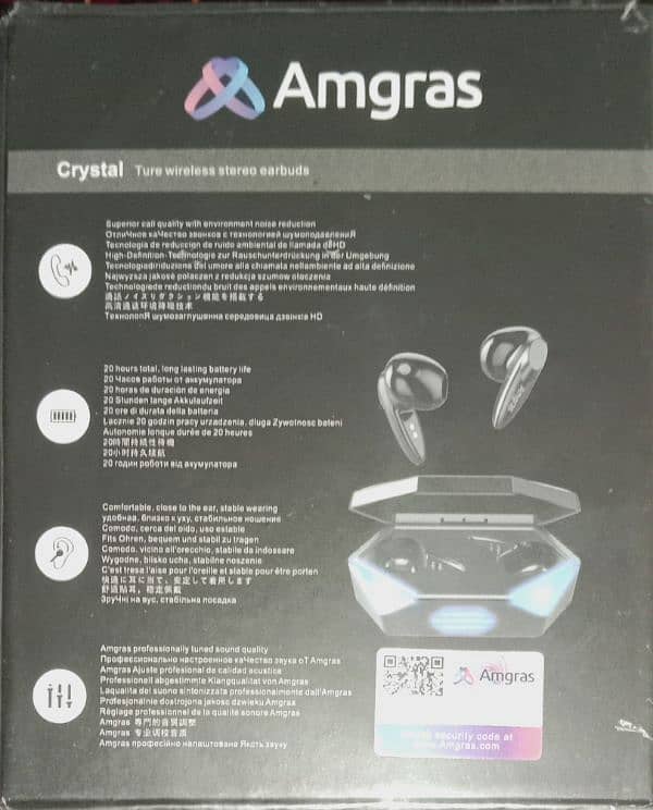 Amgras ear buds high quality 3