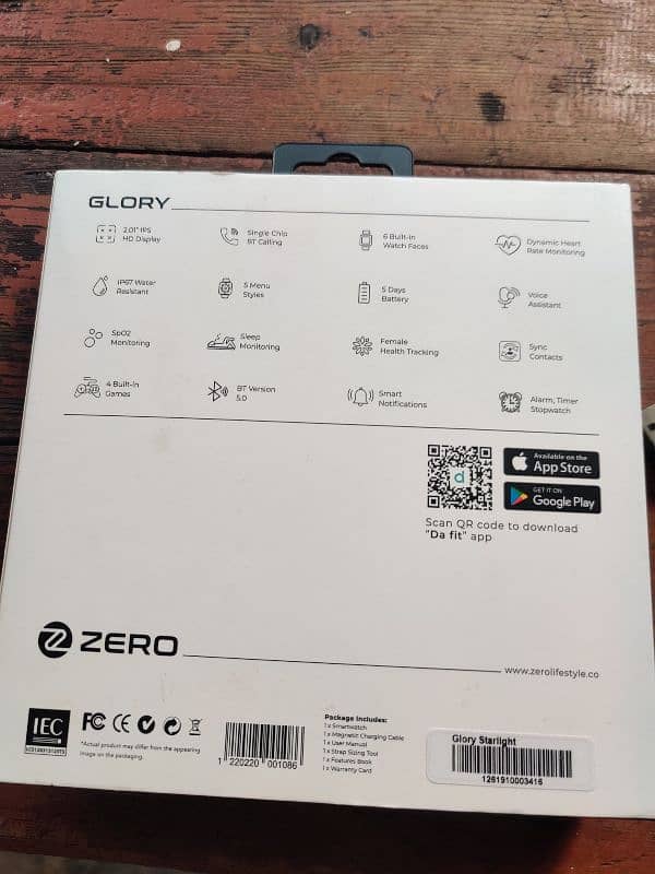 zero smartwatch lifestyle Glory 1