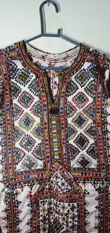 Cultural Dress (Heavy Embroidered Balochi Dress) 2