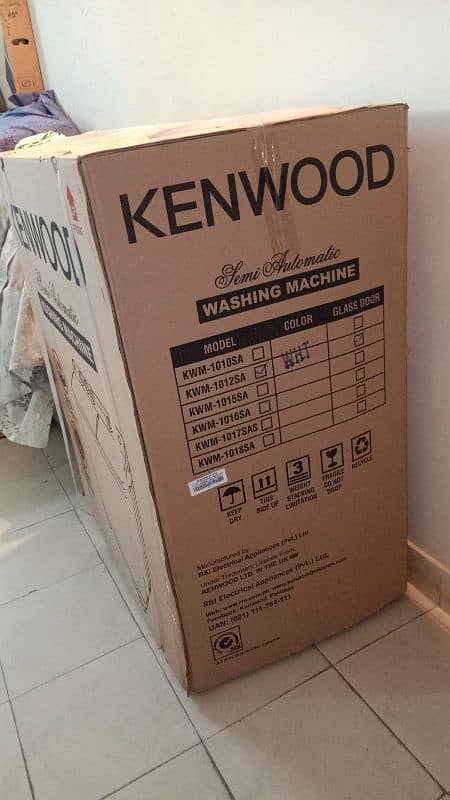 Kenwood Washing Machine (KWM 1012SA) 0