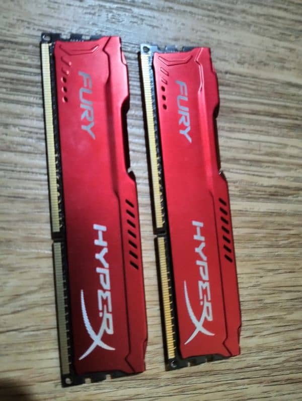 Hyper X FURY DDR3 OC Gaming RAM 1600 mhz 1