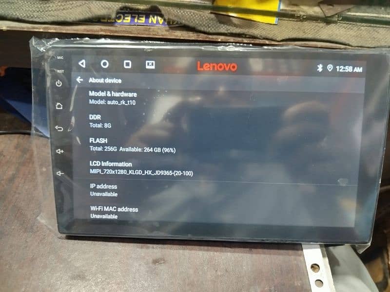 Lenovo 2gb Ram 32gb memory apple car play only Lcd9 inch 2