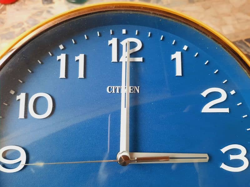 Orignal Citizen Wall Clock Made in Japan 5