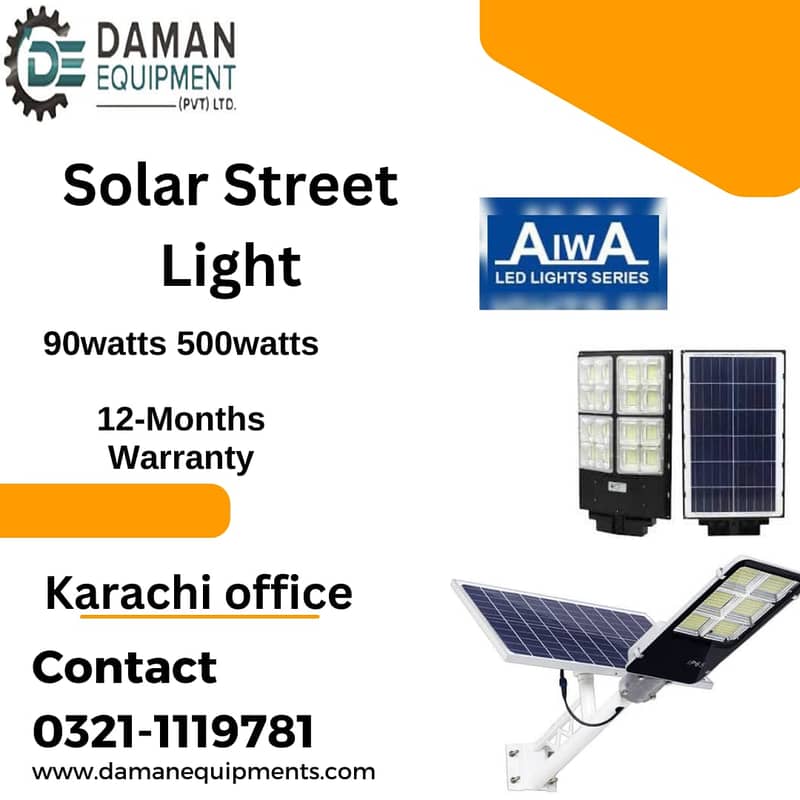 Solar Street Light 500watts 0