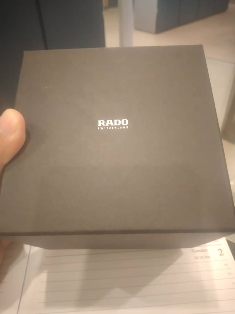 Rado Watch, Two-tone Stainless Steel Black Dial Automatic Watch 1