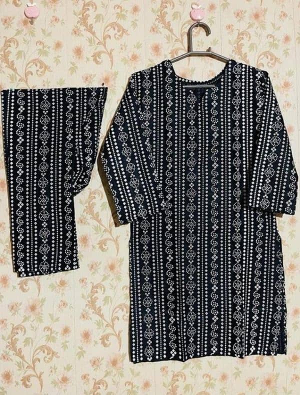 women's stitched lawn printed suits 2