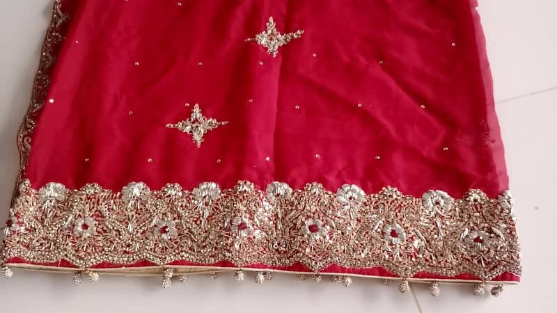 bridal lahnga choli and dupta 10on 10condition 1