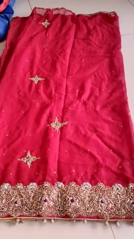 bridal lahnga choli and dupta 10on 10condition 2