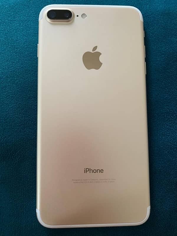 I phone 7 plus 128gb PTA approved gold colour 10/10 03365934390 0