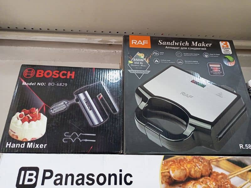 brand new juicer blander,irons,electric stove, sandwich makers,chopper 10