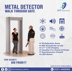 Metal Detector Walk-Through Gate - 3D Solutions Lahore