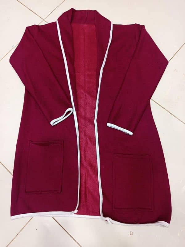 woman's plain Lapel Coat 1