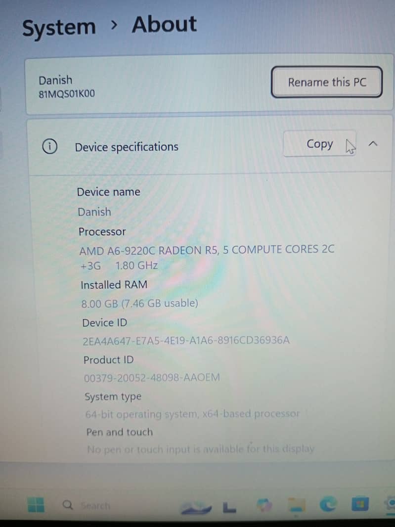 Lenovo w14 8/256 - 10/10 condition 12