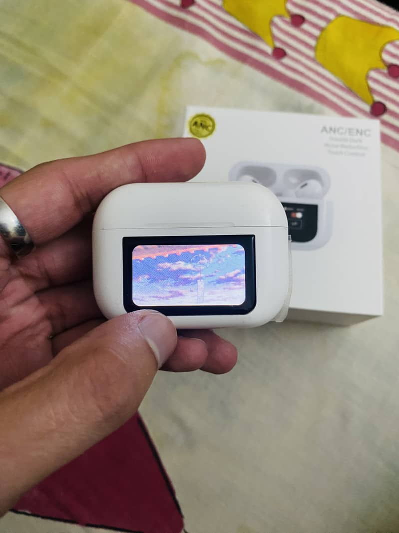 A8 Pro Touch Screen Airpods Pro | ANC/ENC Wireless Earbuds 0