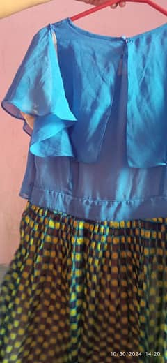 Blue frock for sale . . 03102175883