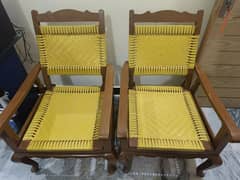 Wooden Table and 04 Chairs set