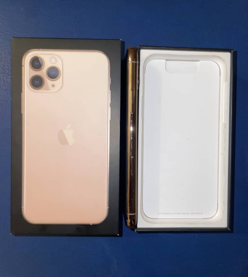 iPhone 11 Pro 256gb Gold PTA approved with box 2