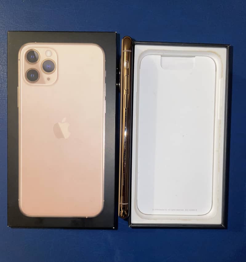 iPhone 11 Pro 256gb Gold PTA approved with box 3