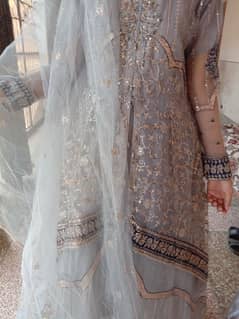 girl wedding dress for sale. sorf 1 din use huwa hai