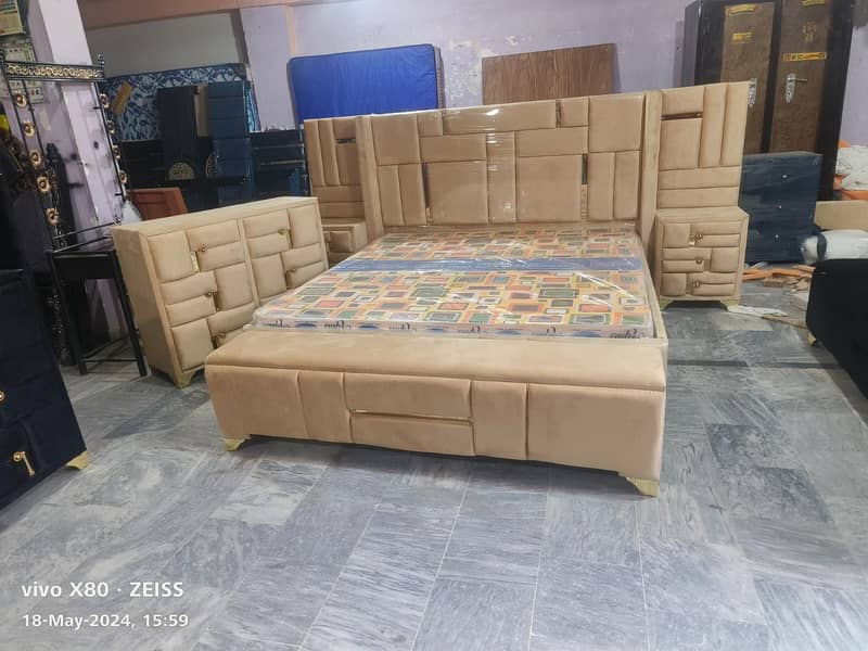 King size bed\double bed\wooden bed\bed for sale\bed room set 5