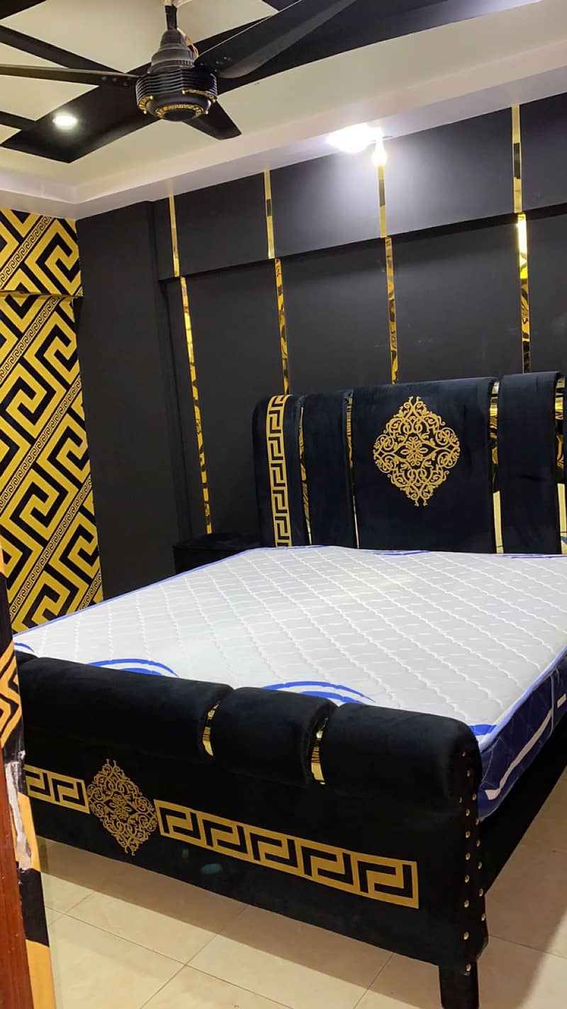 King size bed\double bed\wooden bed\bed for sale\bed room set 7