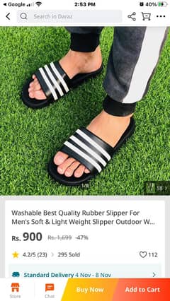 Addidas slides for men