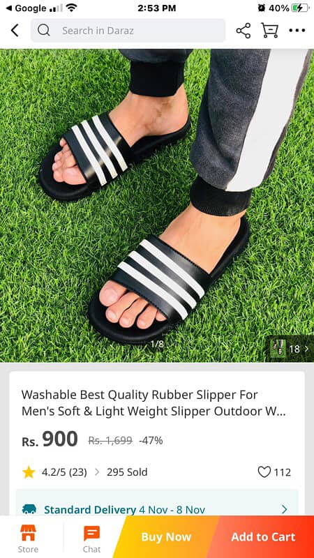 Addidas slides for men 0