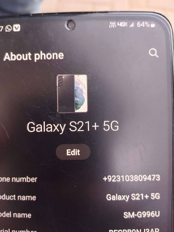 SAMSUNG S21 PLUS 5G 8/128 PTA APPROVED ALL OK 5