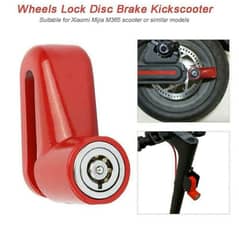 wheel lock disc brake kickscooter