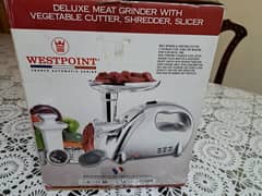 WestPoint Meat Grinder with Vegetable cutter, shredder,slicer,juicer