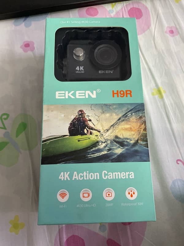 Eken 4k Action Cam with box never use just box open best for vlogging 0