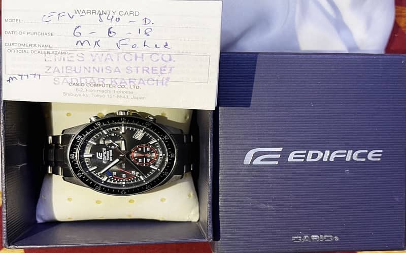 CASIO edifice men EFV 540D 3