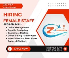 female staff required