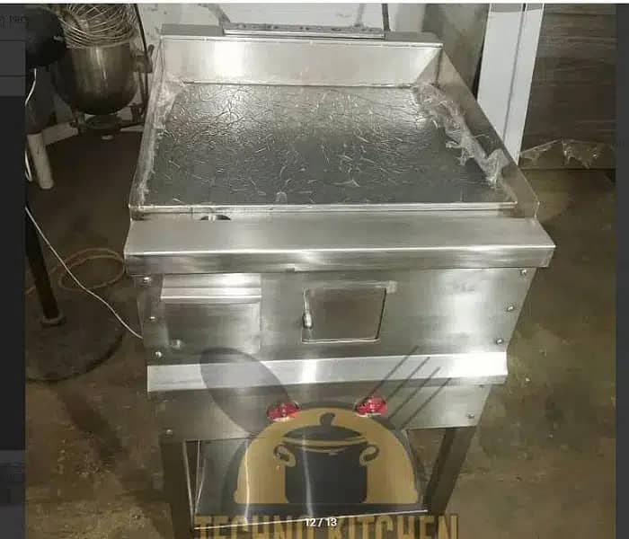 Commercial Kitchen Equipment Fast food Deep Fryer Hotplate Prep Table 6