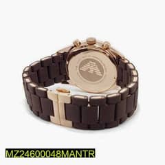 •  Material: Rubber •  Dial Colour: Brown •  Movement Quarter