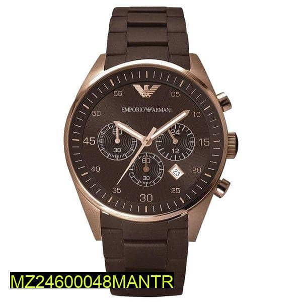 •  Material: Rubber •  Dial Colour: Brown •  Movement Quarter 1