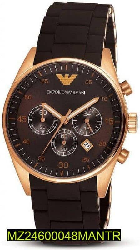 •  Material: Rubber •  Dial Colour: Brown •  Movement Quarter 2