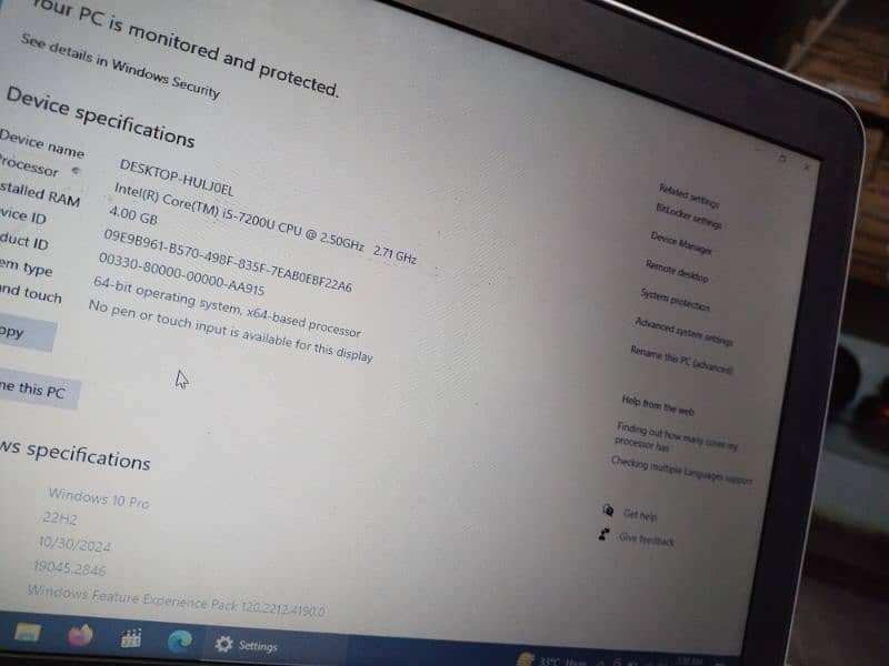 HP ProBook 450G4. core i5.7th generation 2GB grapescard 0