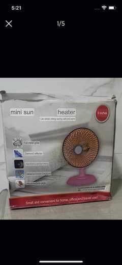 mini portable office heater