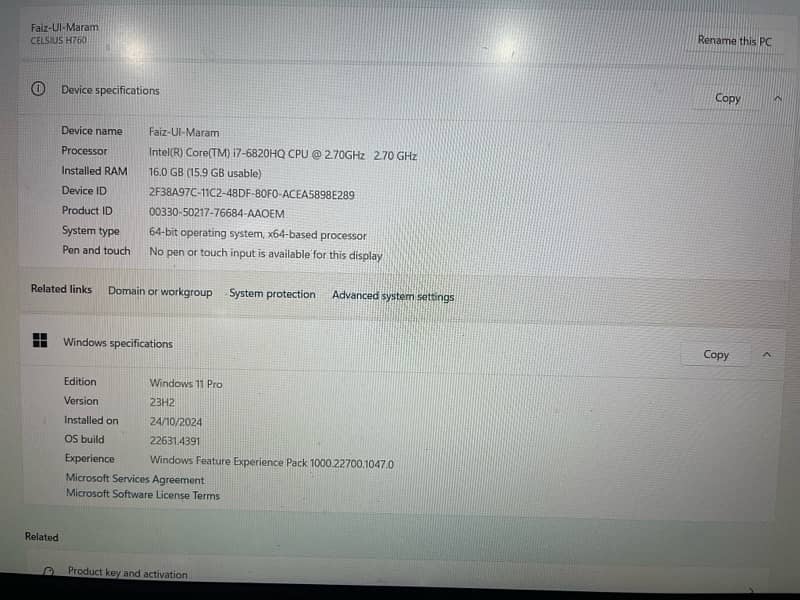 fujitsu 16/256gb high spec workstation laptop 1