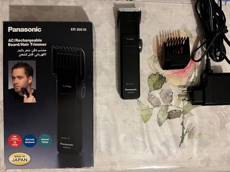 Panasonic trimmer,ER 2051k,original. WhatsApp# 03085147841 9