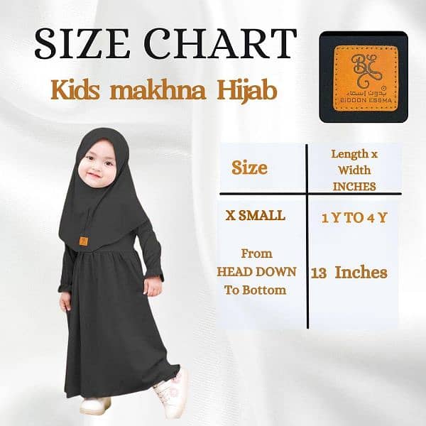 Girl's Plain Makhna Hijab 2