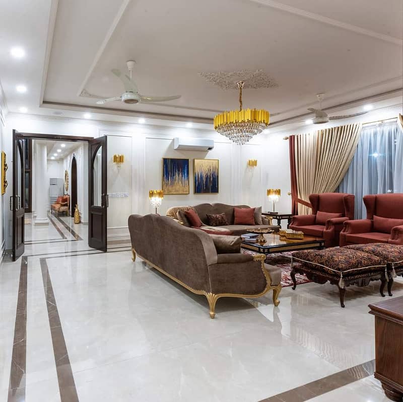 02 Kanal Slightly Used like New Luxury Spanish Design Full Basement ,Fully Furnished Bungalow For Sale At Prime Location Of Dha Lahore 11