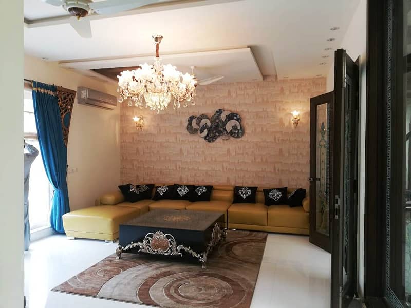 02 Kanal Slightly Used like New Luxury Spanish Design Full Basement ,Fully Furnished Bungalow For Sale At Prime Location Of Dha Lahore 17