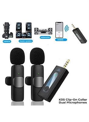 K8 Collar Wireless Microphone Type C Supported | wireless mic | bm800 12