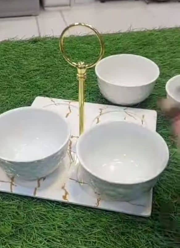 kitchen bowl set with tray 2