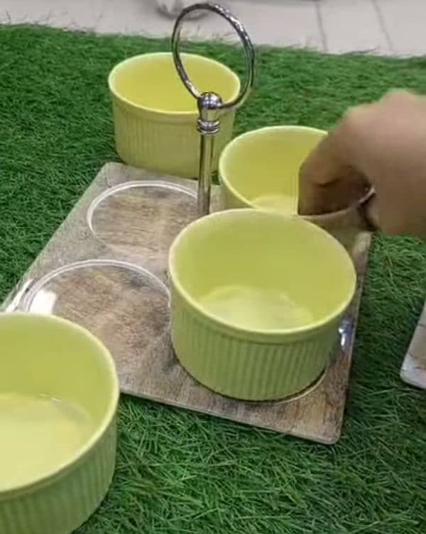 kitchen bowl set with tray 3