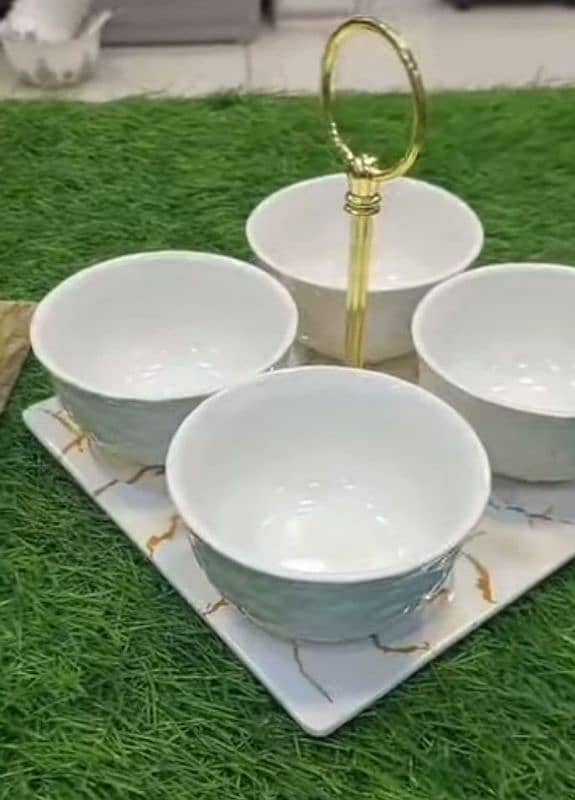 kitchen bowl set with tray 5