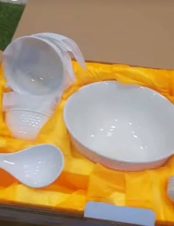 kitchen bowl set with tray 6