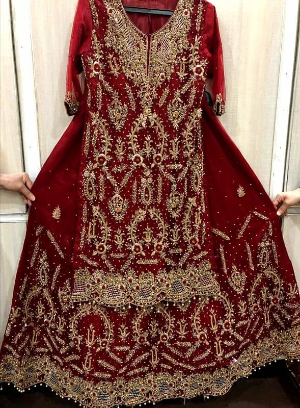 Branded Bridal Lehnga With Long Shirt 0